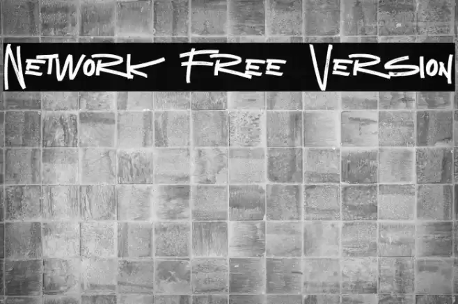 Network Free Version Font examples