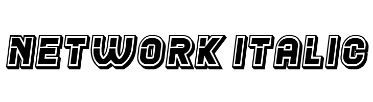 Network Italic  Fuentes Gratis Descargar
