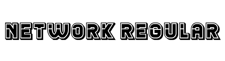 Network Regular  Frei Schriftart Herunterladen