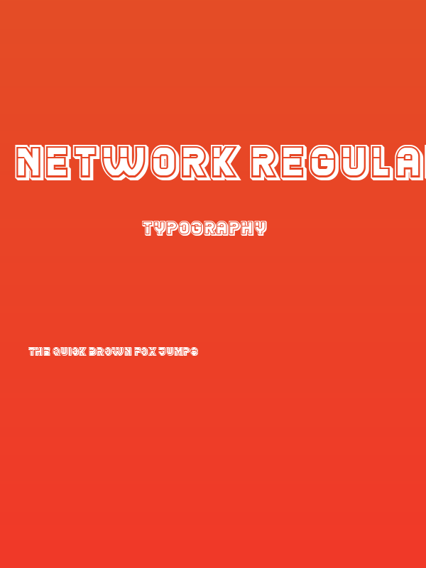 Network Regular Poster
