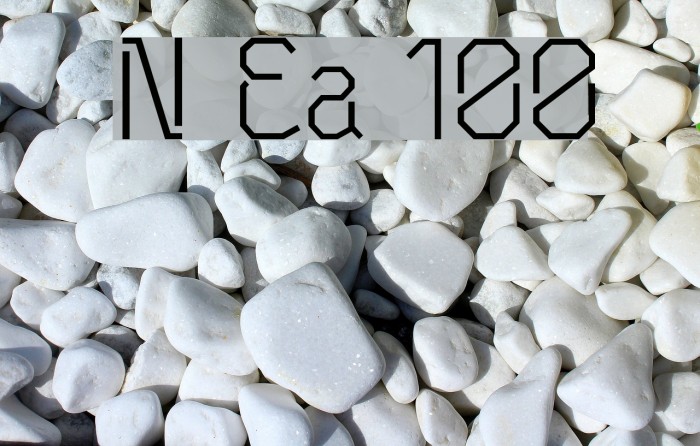 Neu Eichmass 100g Font examples