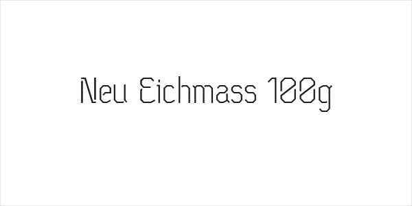 Neu Eichmass 100g Logo