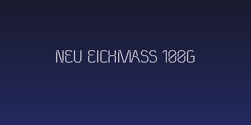 Neu Eichmass 100g Social Header
