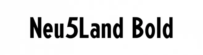 Neu5Land Bold  フリーフォントのダウンロード