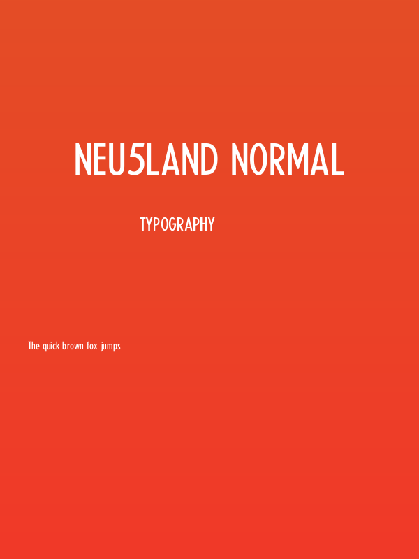 Neu5Land Normal Poster