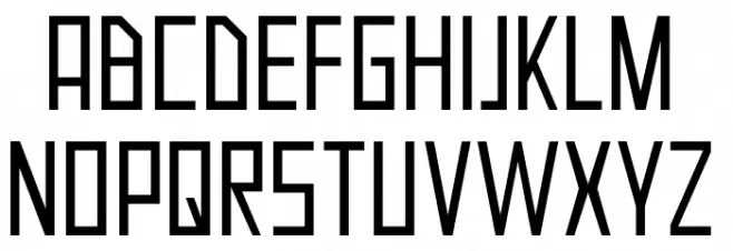 Neuborn Regular フォント 大文字