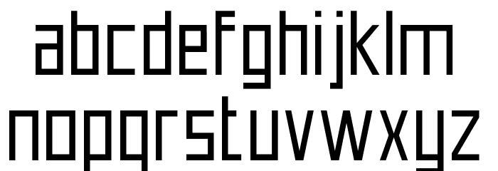 Neuborn Regular Font LOWERCASE