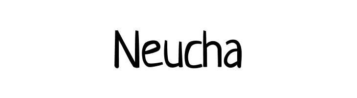 Neucha  免费字体下载