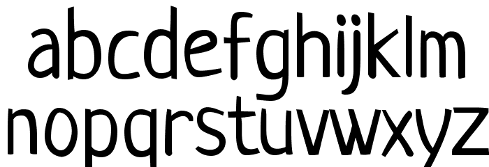 Neucha Font LOWERCASE