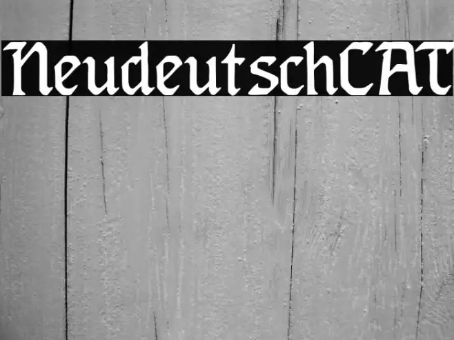 NeudeutschCAT Example 1