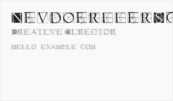 NeudoerfferScribbleQuality Business Card