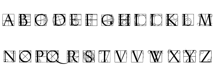 Neudoerffer Font LOWERCASE