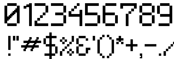 Neue Pixel Sans Font OTHER CHARS