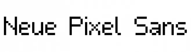 Neue Pixel Sans  Fuentes Gratis Descargar