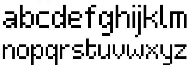 Neue Pixel Sans Шрифта строчной