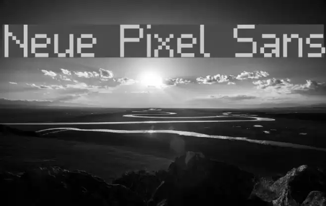 Neue Pixel Sans Font examples