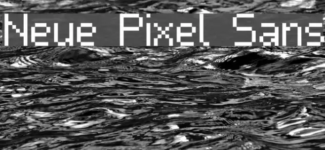 Neue Pixel Sans Font examples