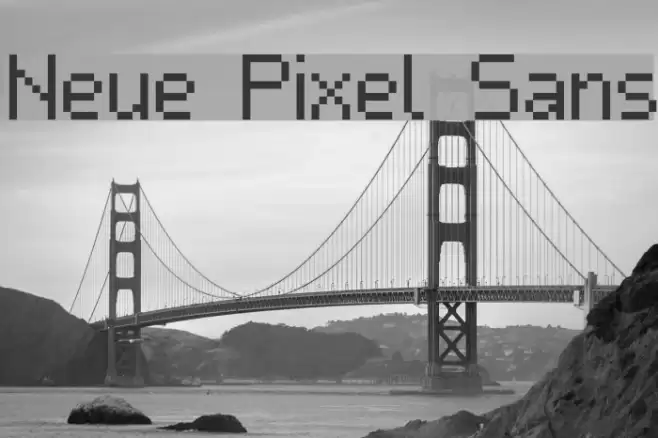 Neue Pixel Sans Font examples