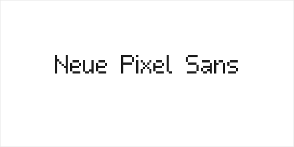 Neue Pixel Sans Logo