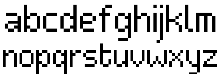 Neue Pixel Sans Font LOWERCASE