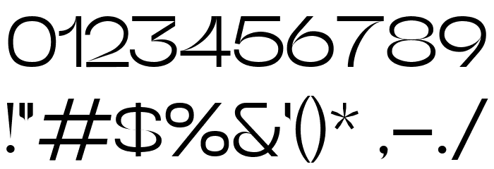 Neue Power Regular Font OTHER CHARS