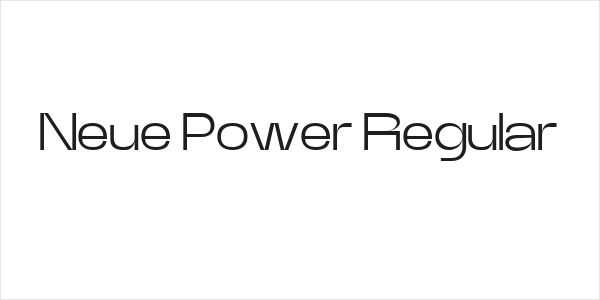 Neue Power Regular Logo