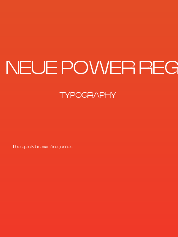 Neue Power Regular Poster