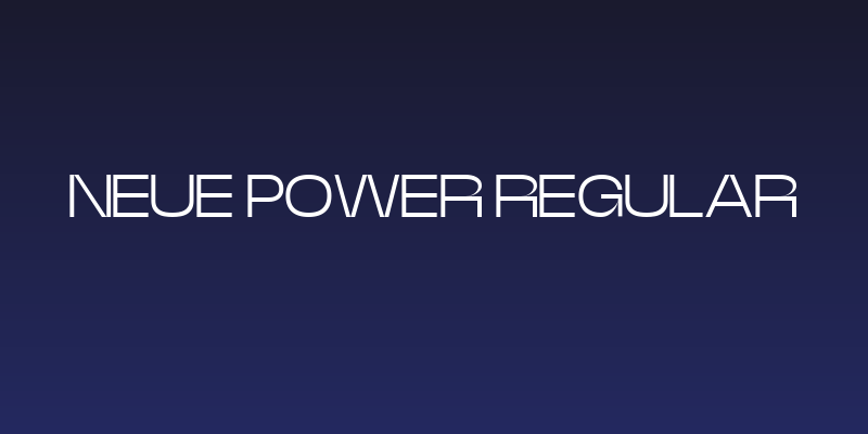 Neue Power Regular Social Header
