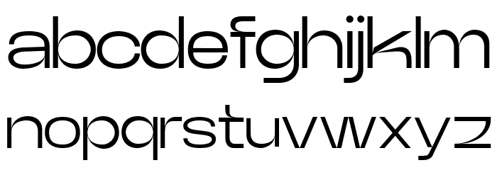 Neue Power Regular Font LOWERCASE