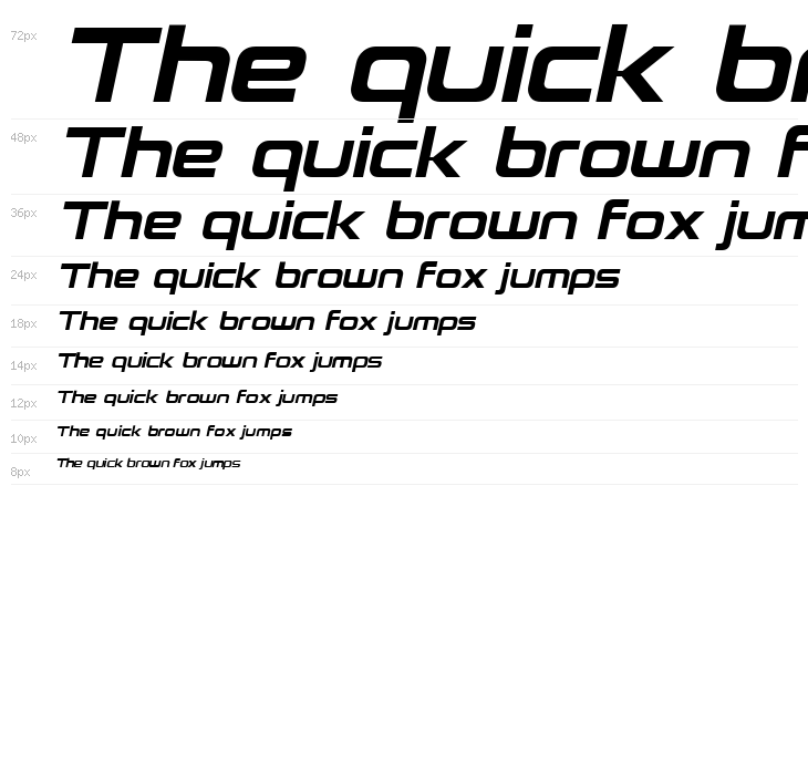 Neue Stance Bold Italic Waterfall