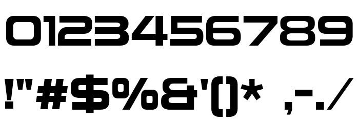 Neue Stance Extra Bold Font Alte caractere