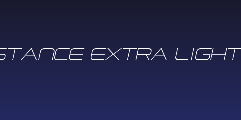 Neue Stance Extra Light Italic Social Header