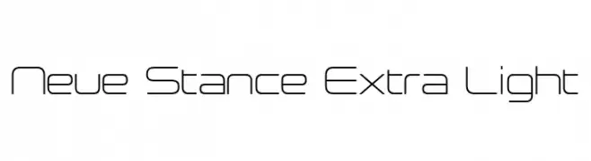 Neue Stance Extra Light  baixar fontes gratis