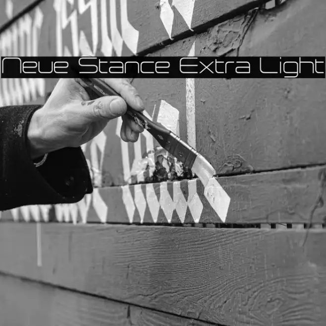 Neue Stance Extra Light Example 1
