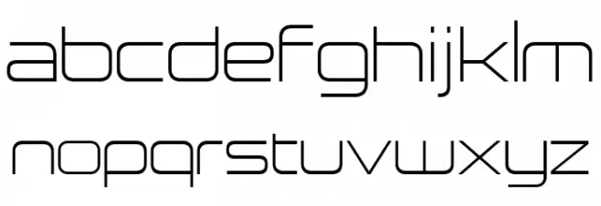 Neue Stance Extra Light Fonte MINÚSCULAS