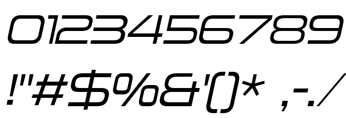 Neue Stance Italic Polices AUTRES CHARS