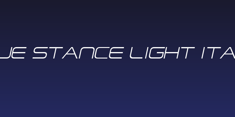 Neue Stance Light Italic Social Header