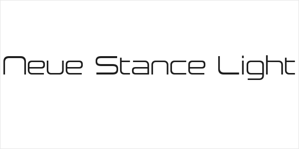 Neue Stance Light Logo