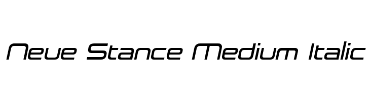 Neue Stance Medium Italic  フリーフォントのダウンロード