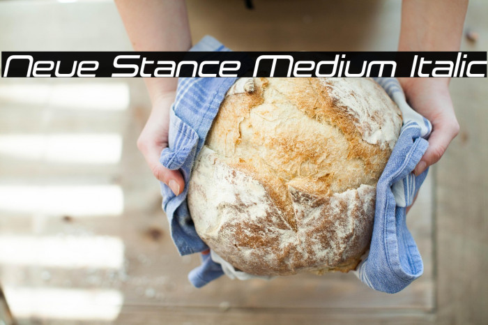 Neue Stance Medium Italic Example 2
