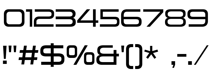 Neue Stance Medium フォント その他の文字