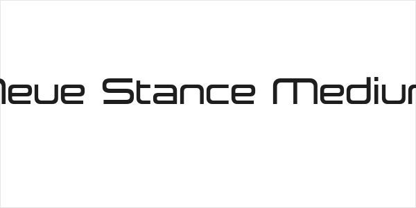 Neue Stance Medium Logo