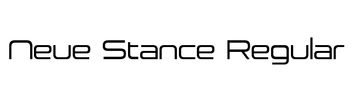 Neue Stance Regular  Free Fonts Download