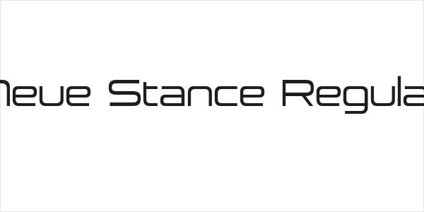 Neue Stance Regular Logo