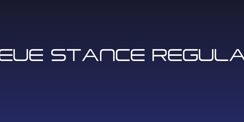 Neue Stance Regular Social Header