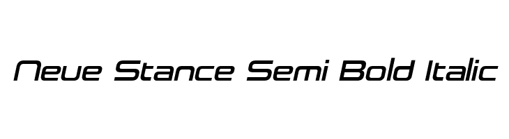 Neue Stance Semi Bold Italic  Скачать бесплатные шрифты