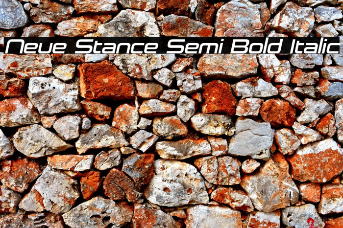 Neue Stance Semi Bold Italic Example 3
