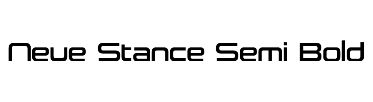 Neue Stance Semi Bold  フリーフォントのダウンロード