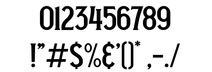 Neue Stanley Font OTHER CHARS