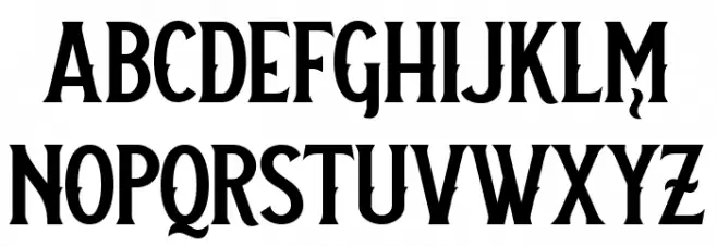 Neue Stanley フォント 大文字